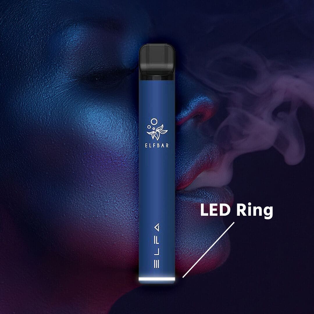 elfbar elfa starter kit blau inkl  kartusche blue razz lemonade led