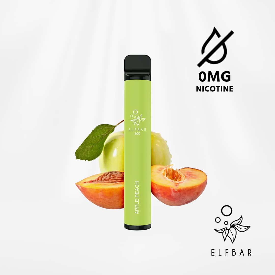 elfbar 600 apple peach apfel pfirsich ohne nikotin