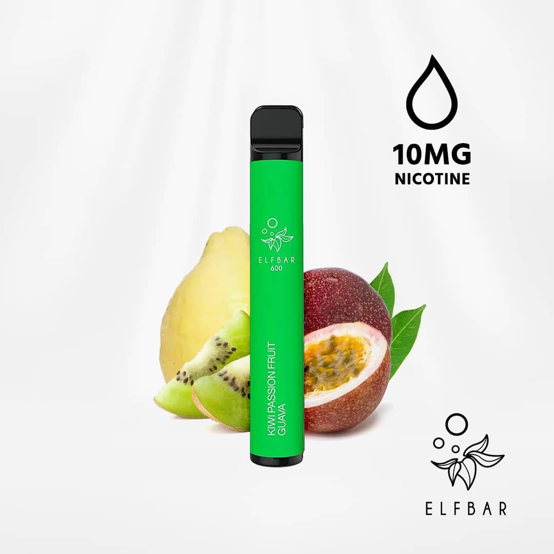 elfbar 600 kiwi passionfruit guava kiwi passionfrucht guave 10mg