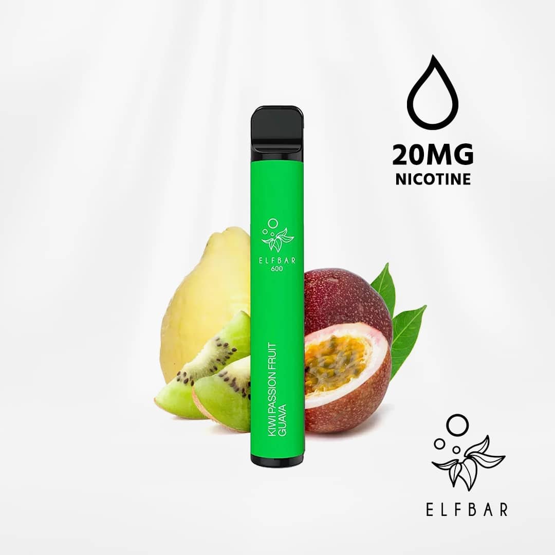 elfbar 600 kiwi passionfruit guava kiwi passionfrucht guave 20mg