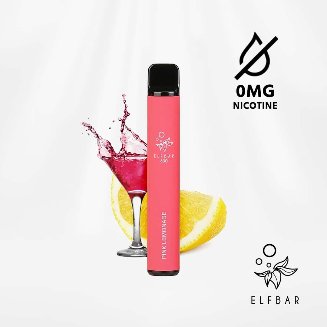 elfbar 600 pink lemonade zitrusfrucht limonade ohne nikotin