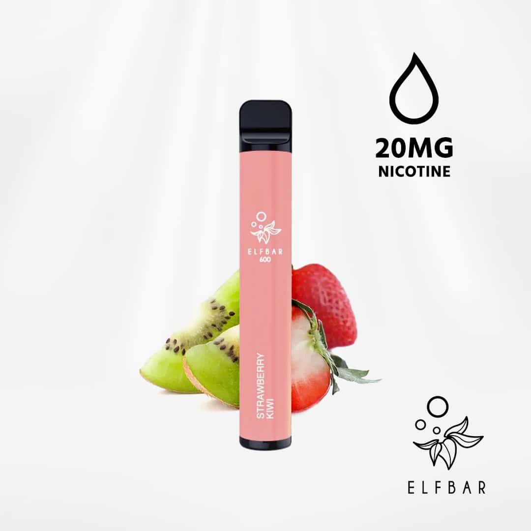 elfbar 600 strawberry kiwi erdbeeren kiwi 20mg