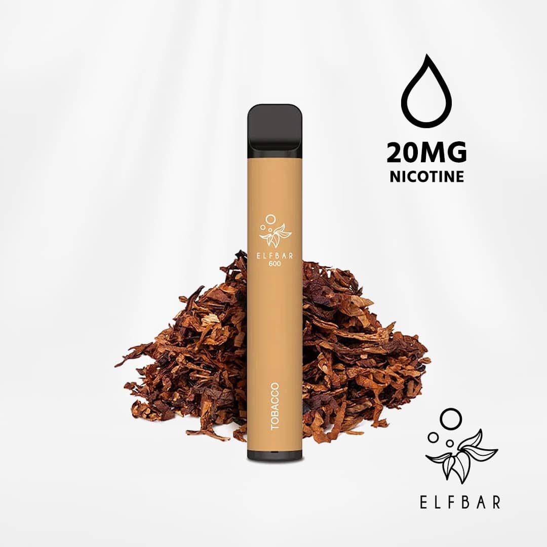 elfbar 600 tobacco tabak 20mg