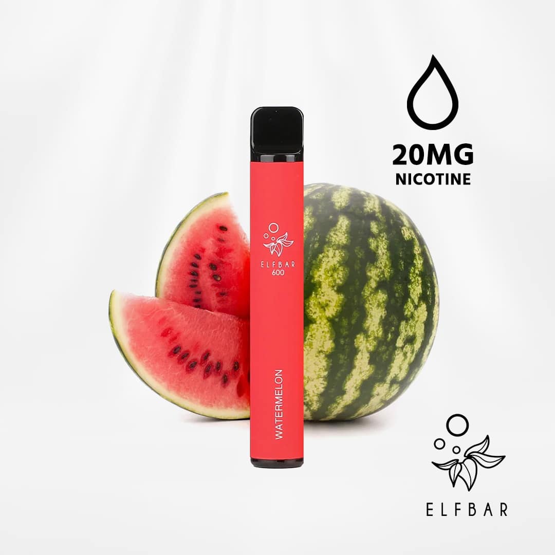 elfbar 600 watermelon wassermelone 20mg