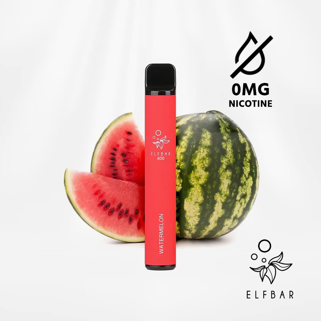 elfbar 600 watermelon wassermelone ohne nikotin