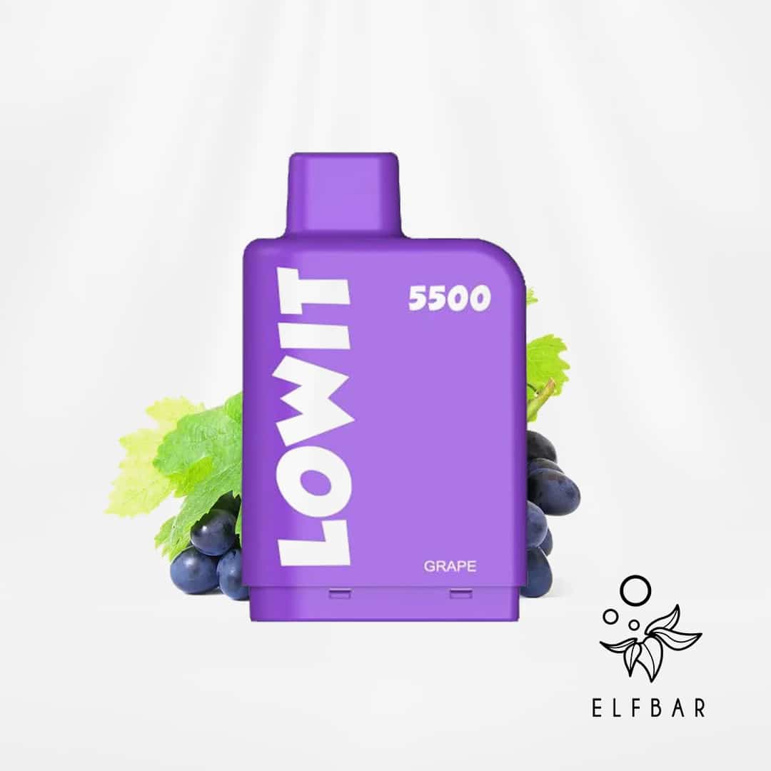 elfbar lowit 5500 pods grape 1 kartusche