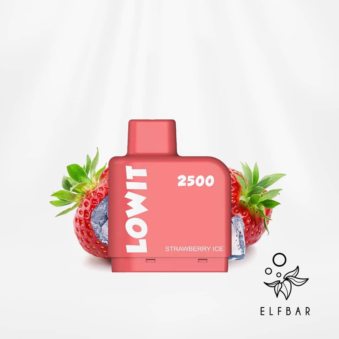 elfbar lowit kartuschen strawberry ice 1 pod