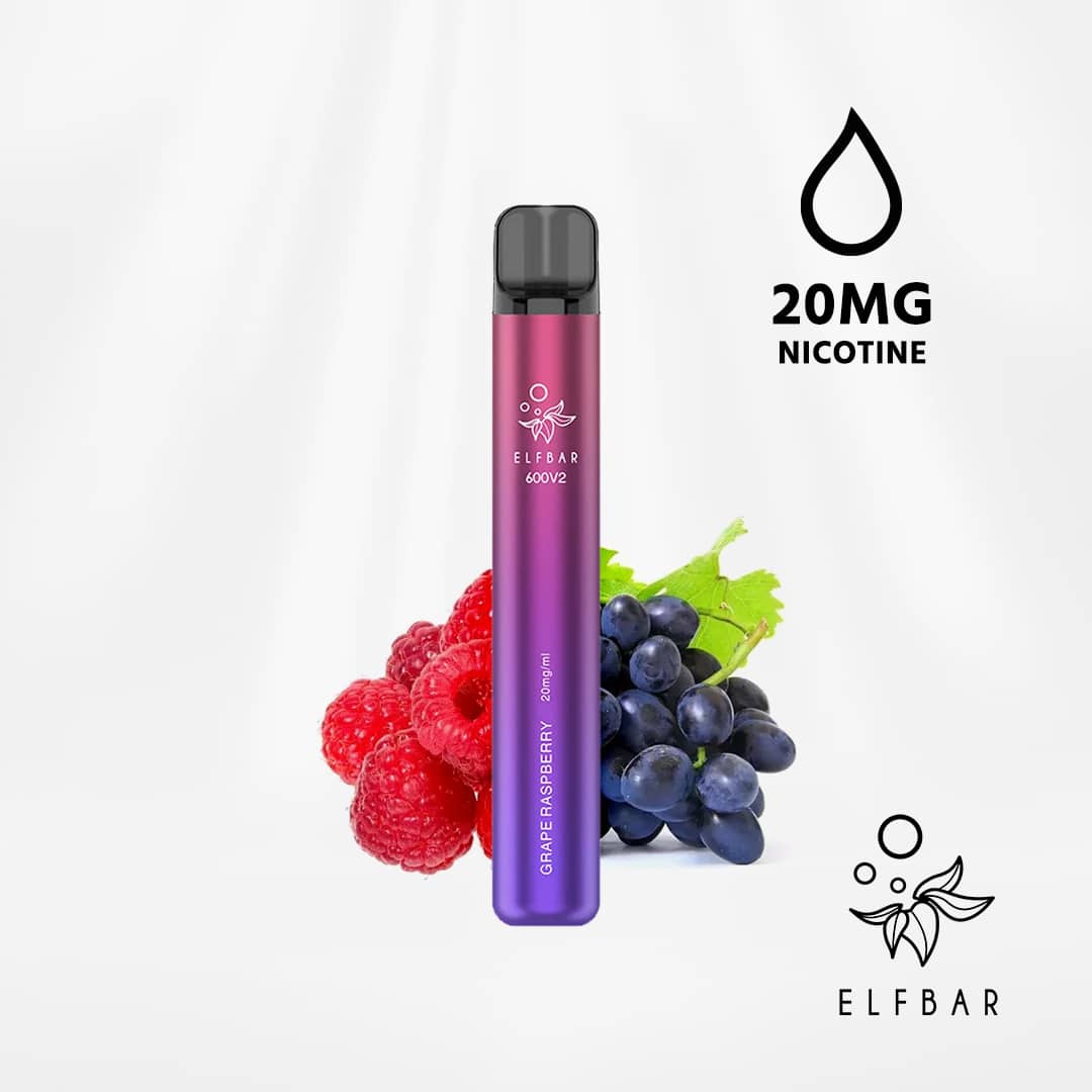 elfbar 600 v2 grape raspberry traube himbeeren