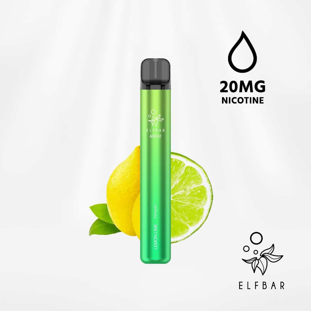 elfbar 600 v2 lemon lime zitronen limette