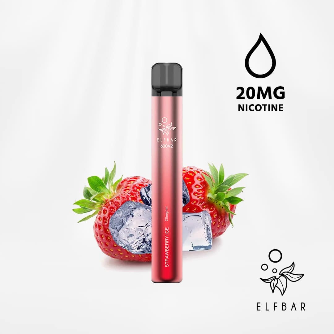 elfbar 600 v2 strawberry ice erdbeeren ice