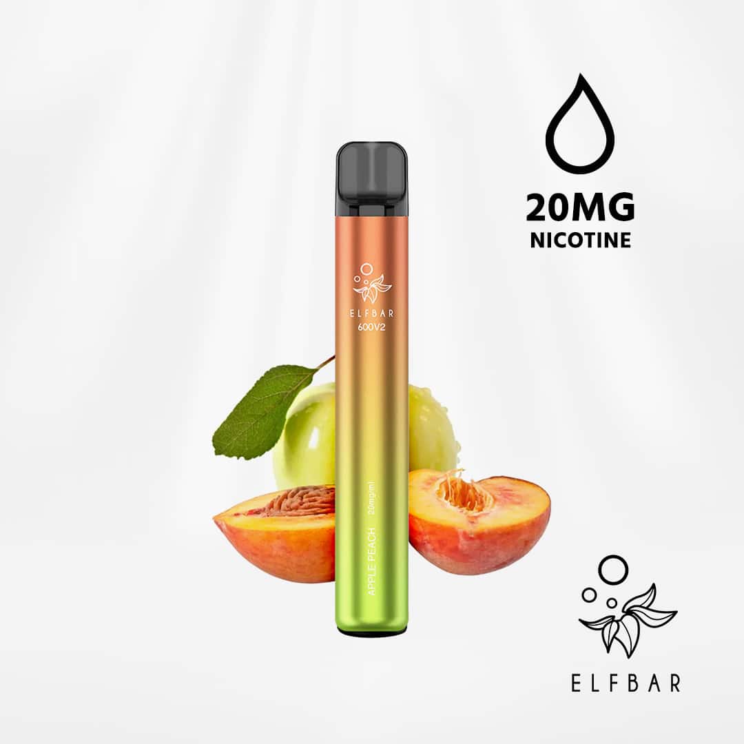 elfbar 600v2 apple peach apfel pfirsich