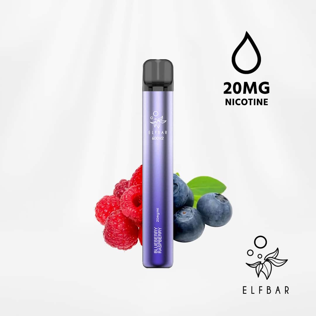 elfbar 600v2 blueberry raspberry heidelbeeren himbeeren