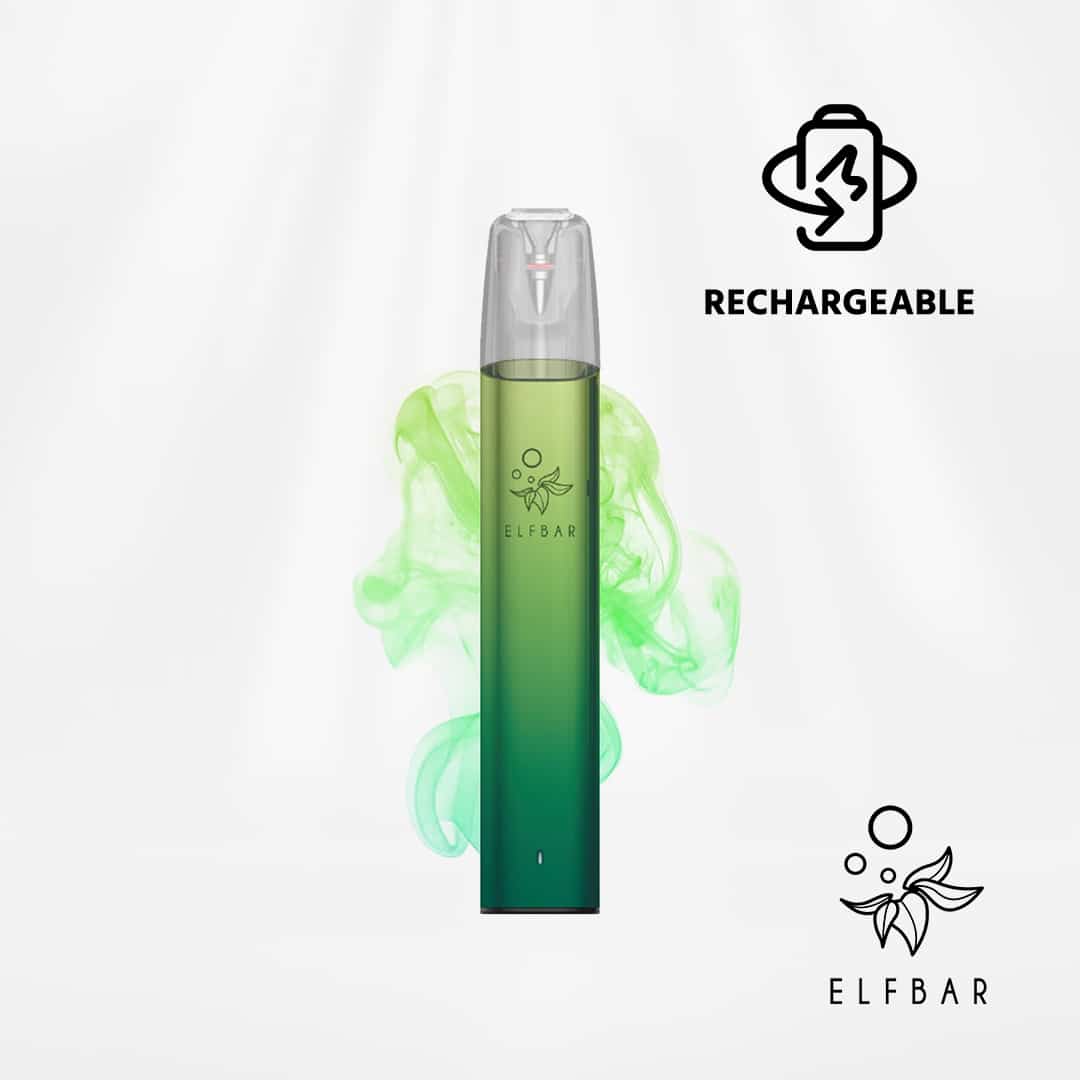 elfbar mate 500 aurora green akku ohne liquid pod