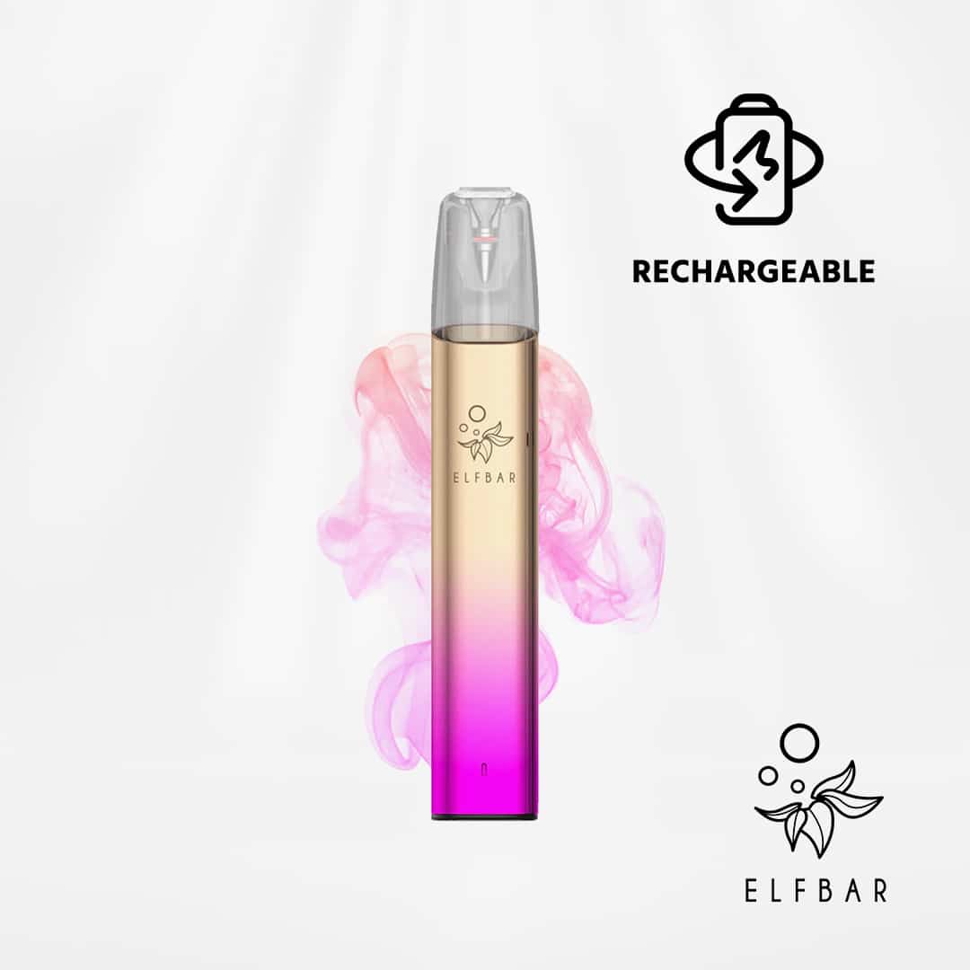 elfbar mate 500 aurora pink akku ohne liquid pod