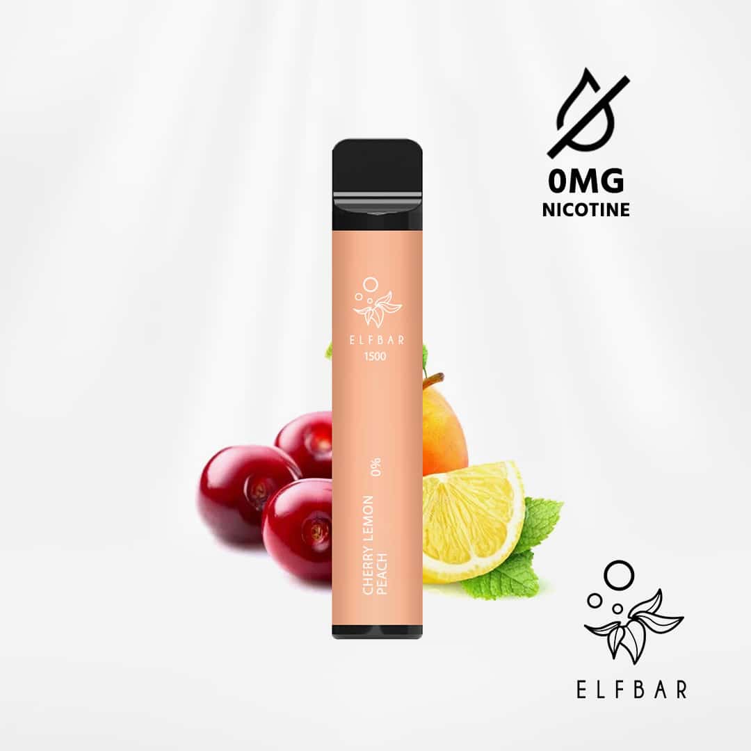 elf bar 1500 cherry lemon peach kirsche zitrone pfirsich ohne nikotin