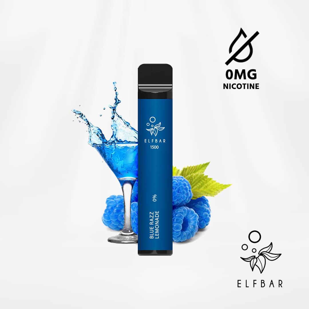 elfbar 1500 blue razz lemonade blaue himbeeren limonade ohne nikotin