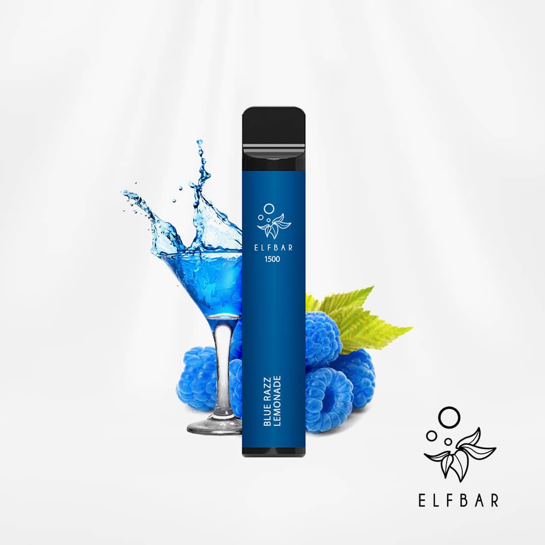 elfbar 1500 blue razz lemonade limo blaue himbeere