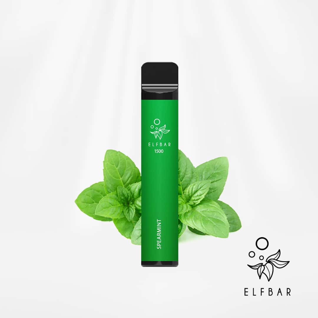 elfbar 1500 spearmint gruene minze