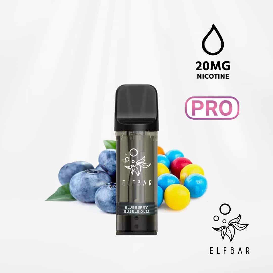 elfbar elfa pro pods blueberry bubble gum 2 ex