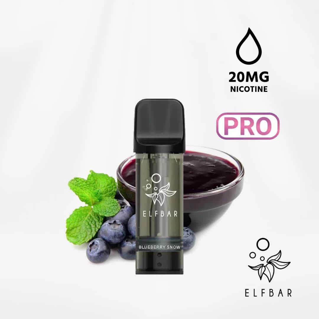 elfbar elfa pro pods blueberry snow 2 ex