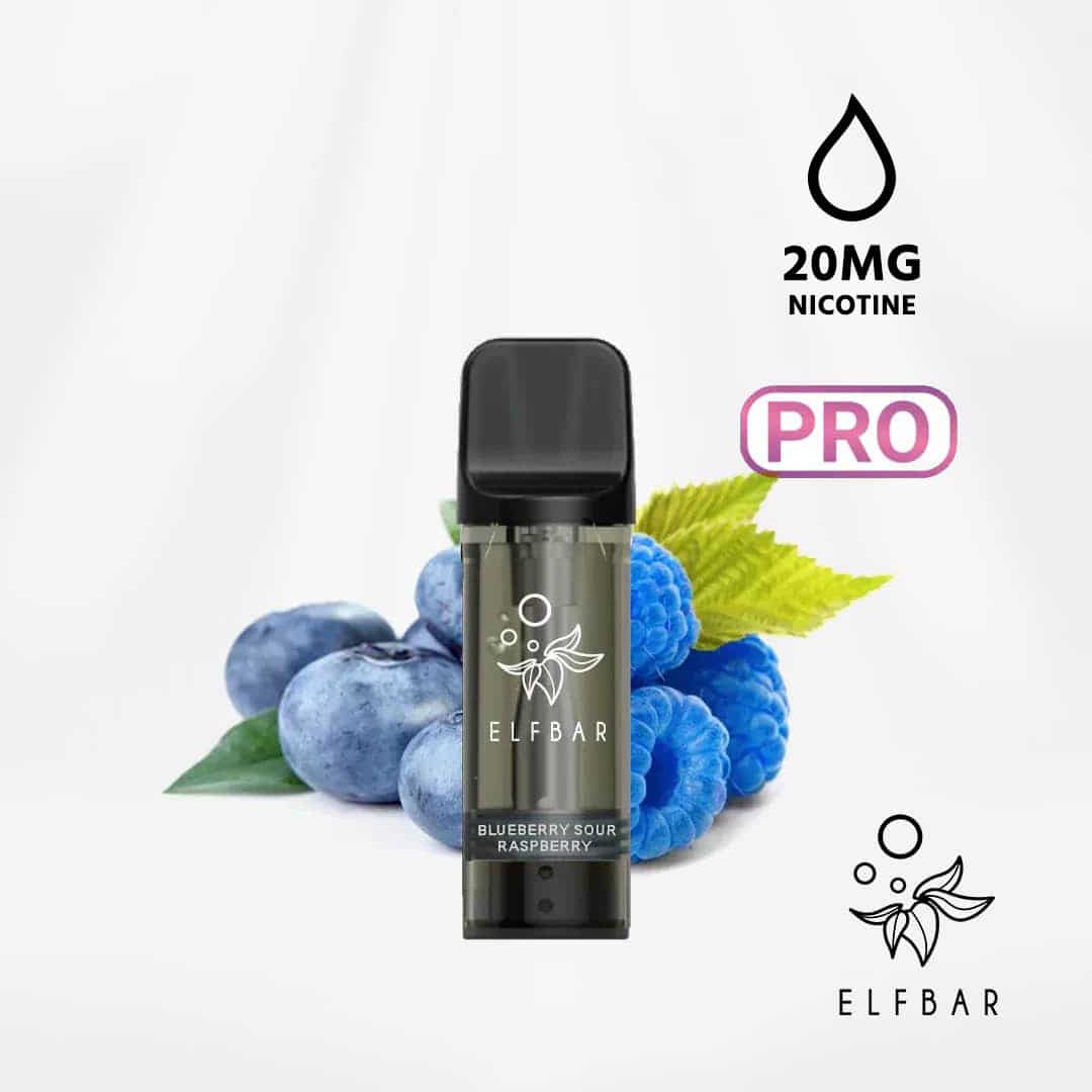 elfbar elfa pro pods blueberry sour raspberry 2 ex