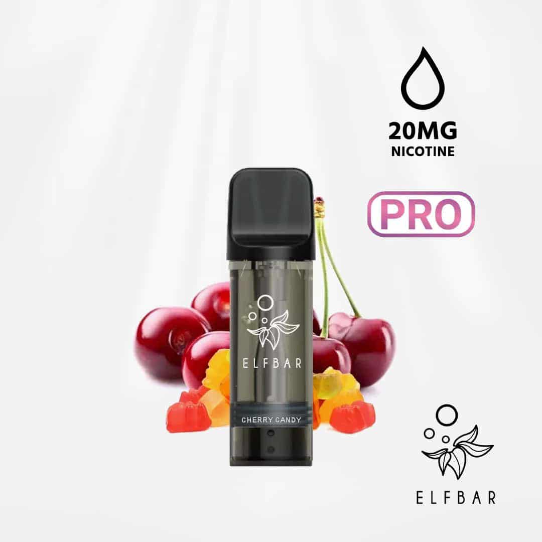 elfbar elfa pro pods cherry candy 2 ex