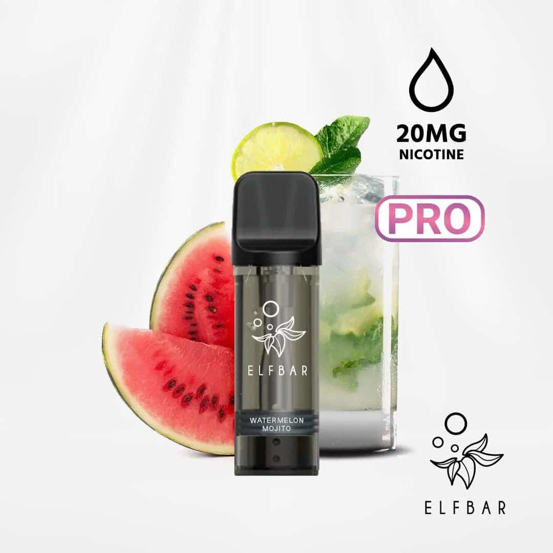 elfbar elfa pro pods watermelon mojito 2 ex