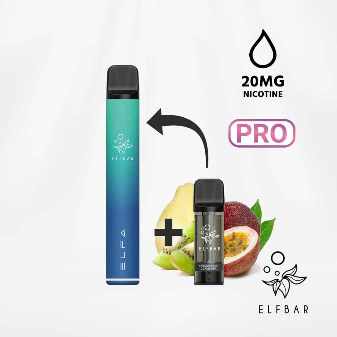 elfbar elfa pro starter kit aurora blue