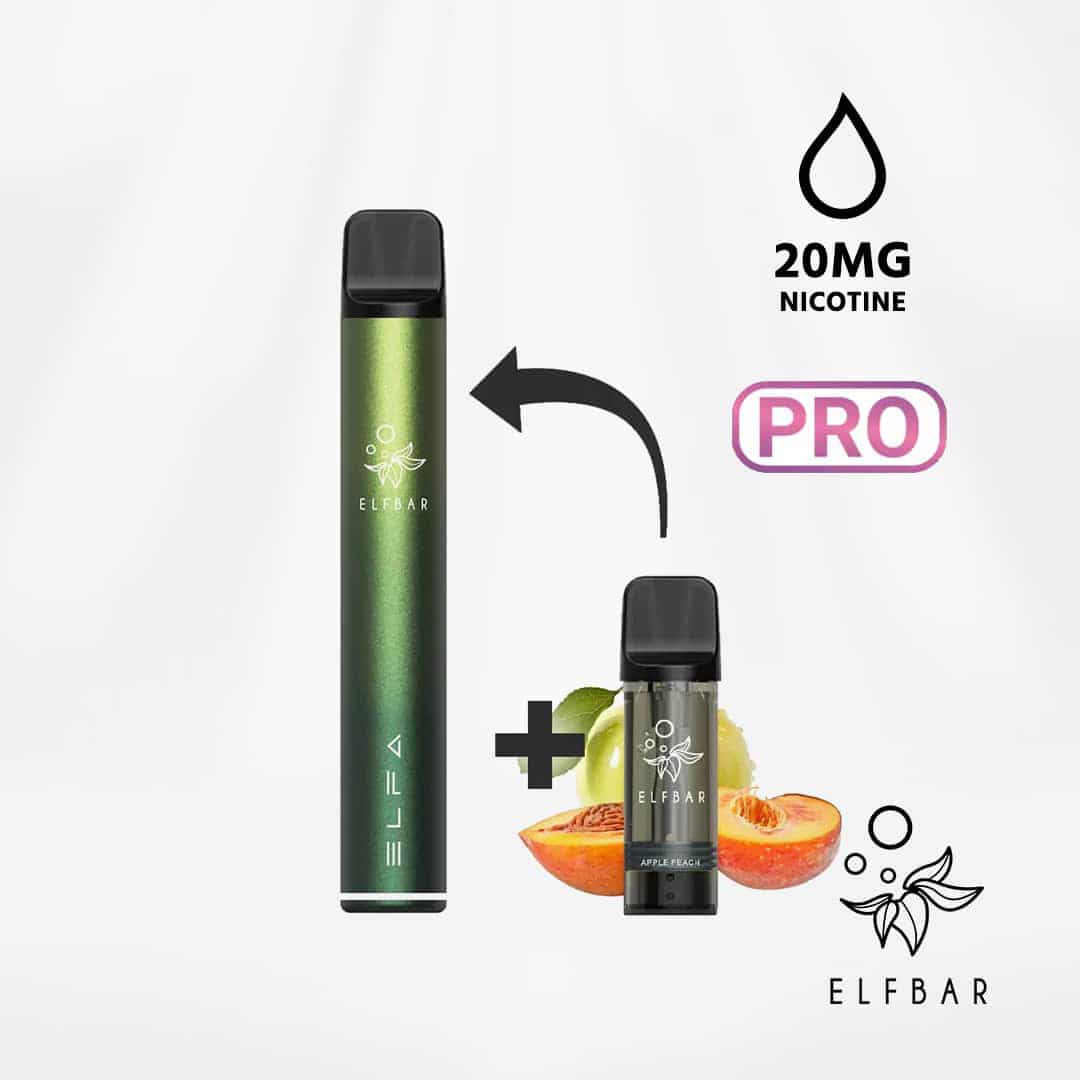 elfbar elfa pro starter kit aurora green