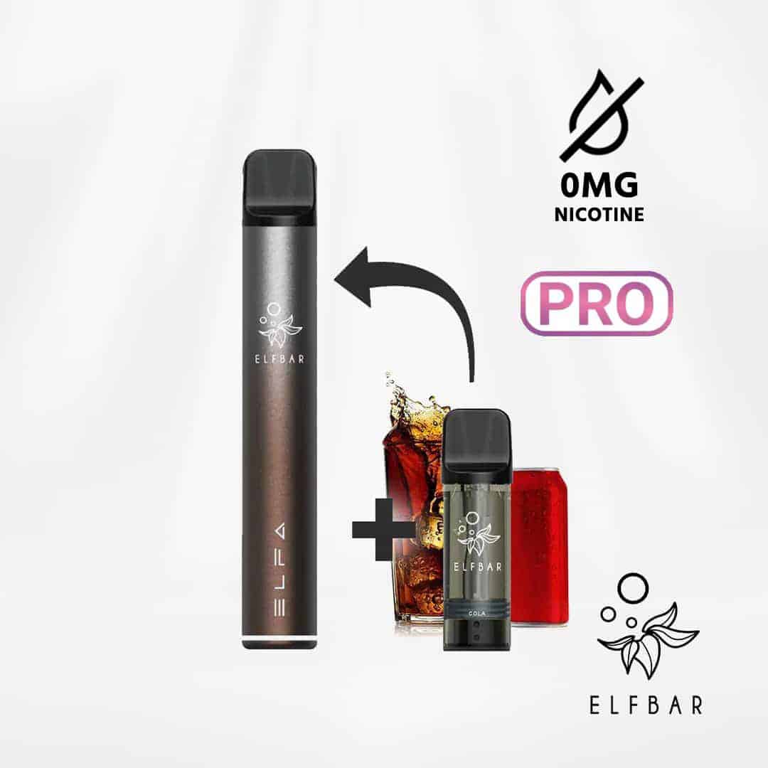 elfbar elfa pro starter kit nikotinfrei twillight brown inkl 1 pod cola