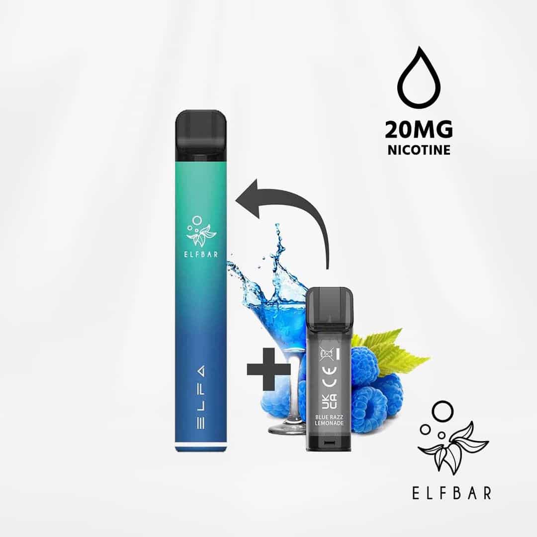 elfbar elfa starter kit aurora blue