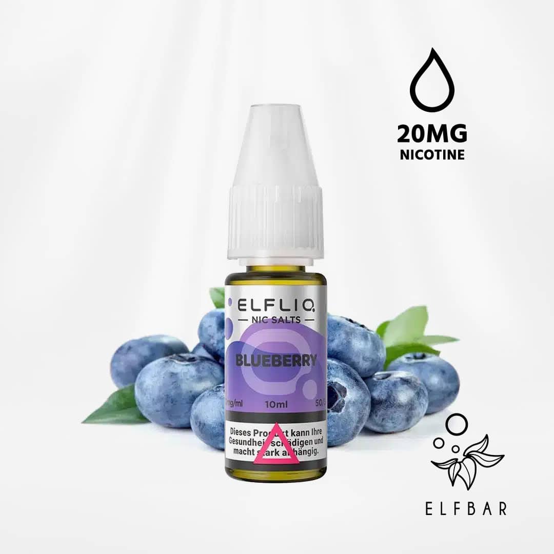 elf bar elfliq blueberry nikotinsalz liquid