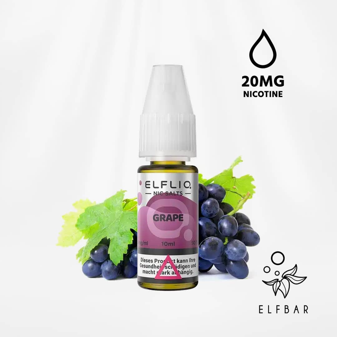 elf bar elfliq grape nikotinsalz liquid