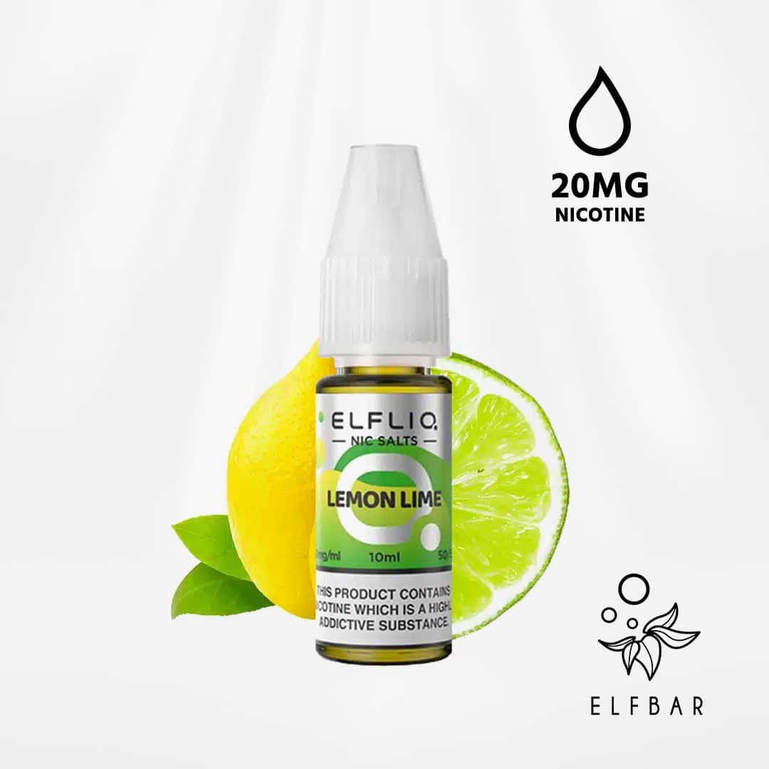 elf bar elfliq lemon lime nikotinsalz liquid