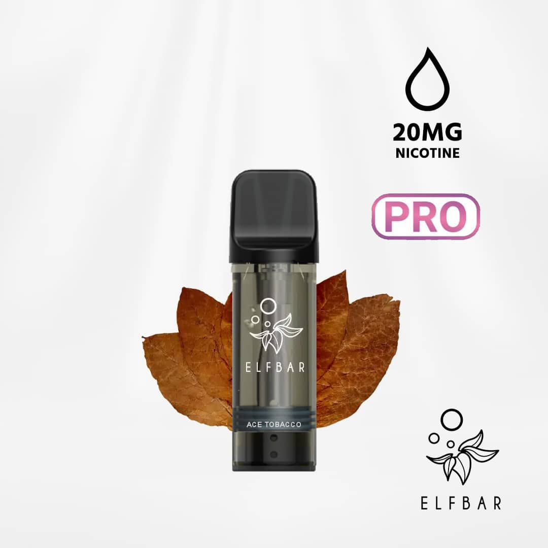 elfbar elfa pro pods 20mg ace tobacco 2 ex