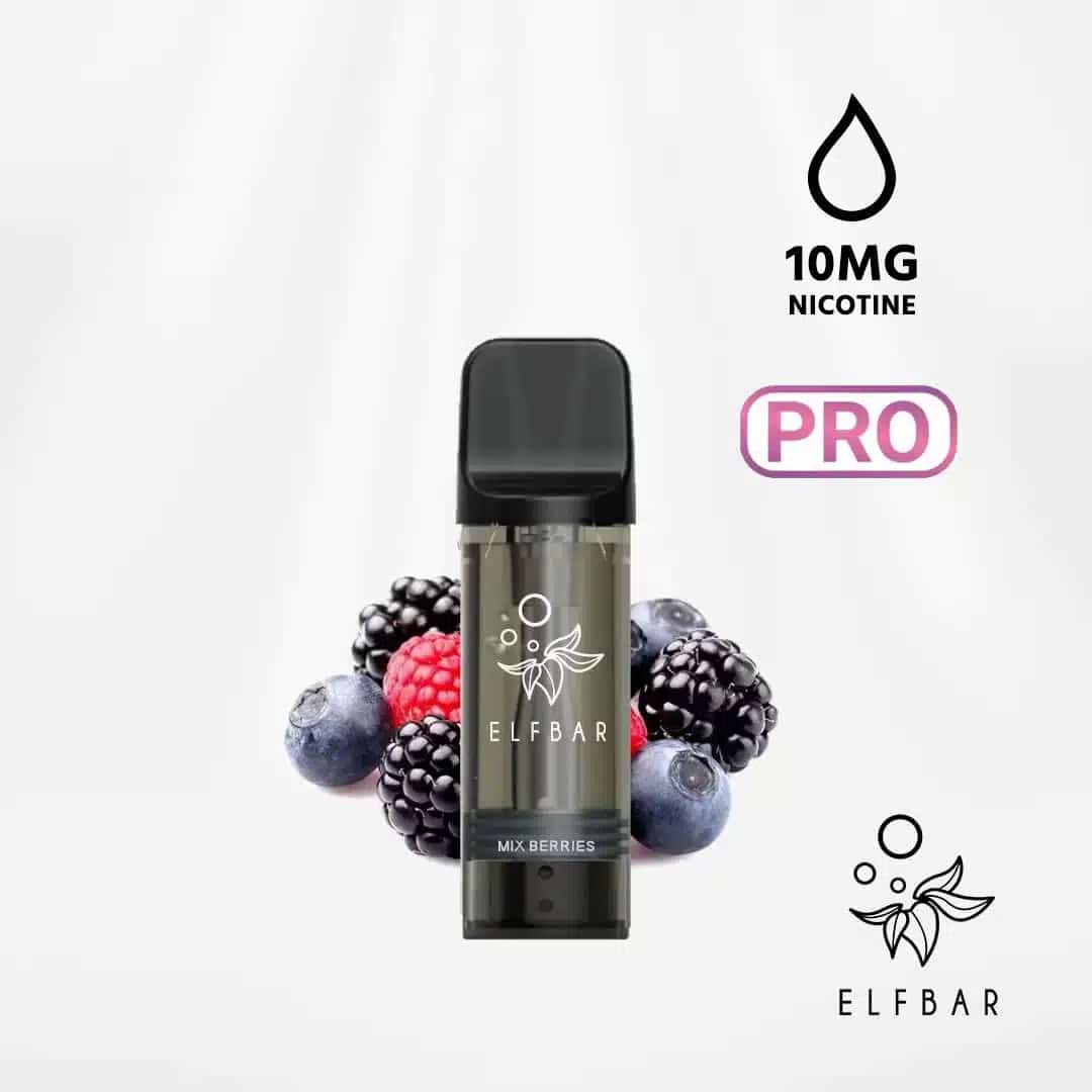 elfbar elfa pro pods 10mg mix berries 2 ex