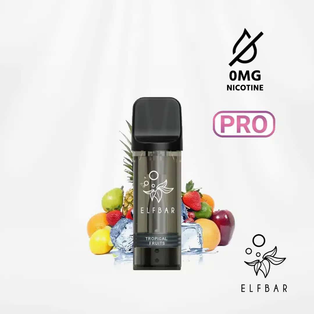 elfbar elfa pro pods ohne nikotin tropical fruit 2 ex