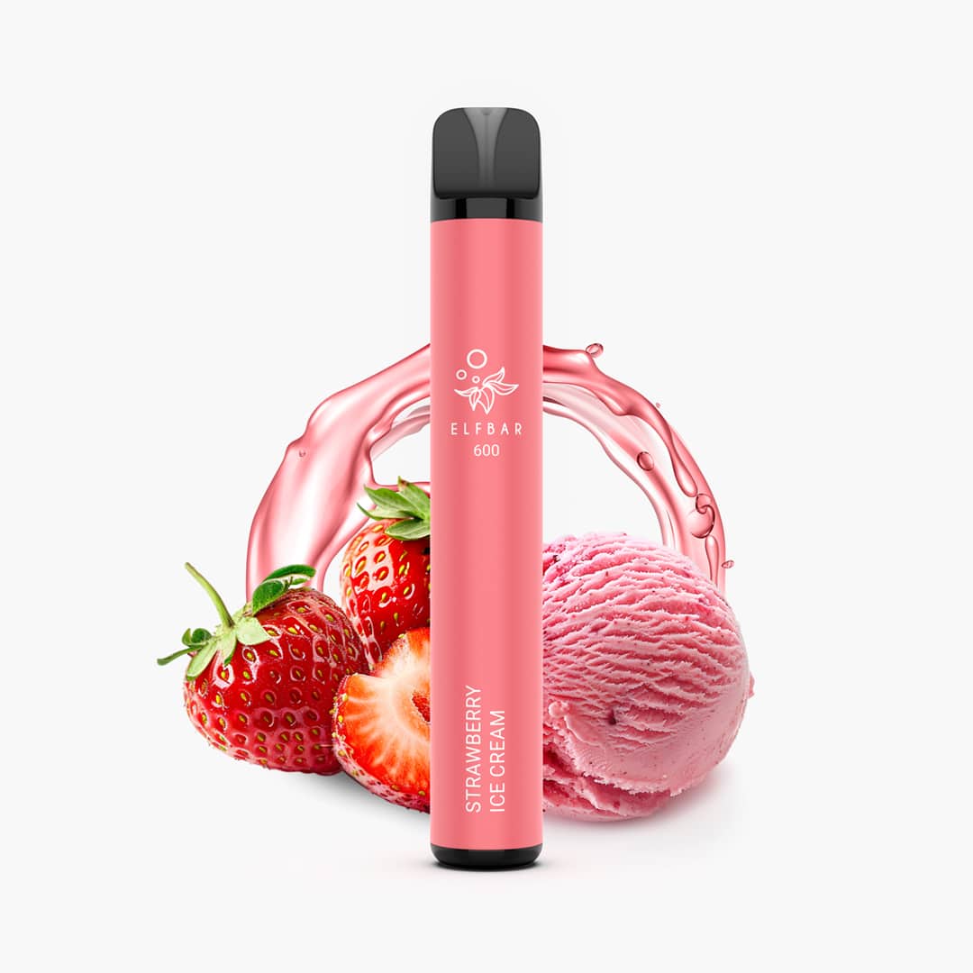 elfbar 600 strawberry ice cream