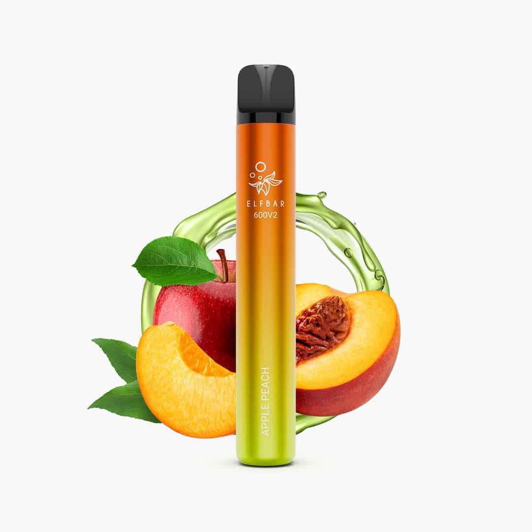 elfbar 600v2 apple peach apfel pfirsich