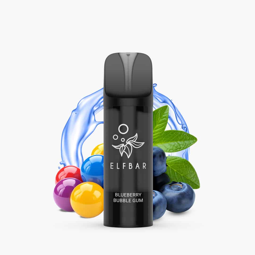 elfbar elfa pro pods blueberry bubble gum