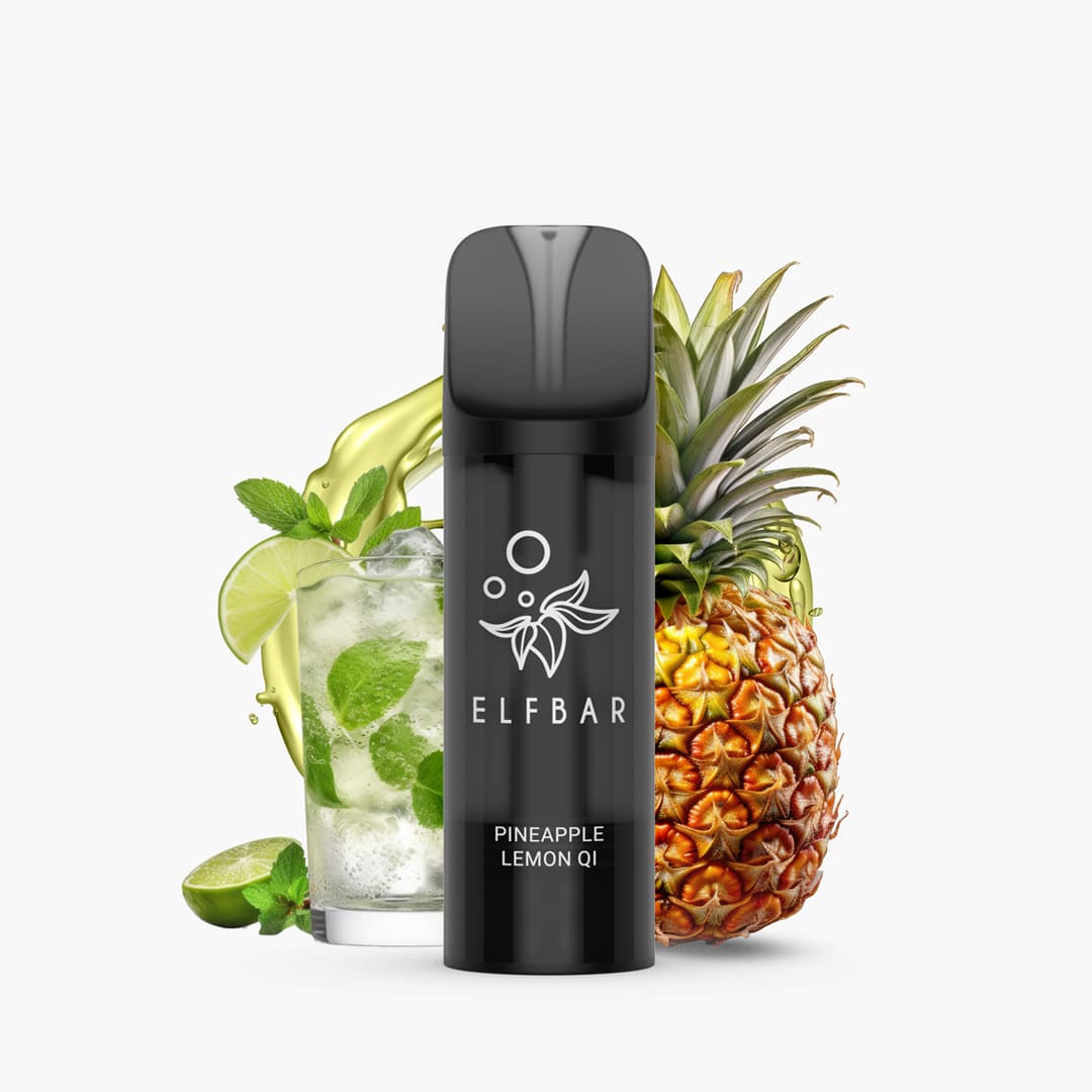 elfbar elfa pro pods pineapple lemon qi