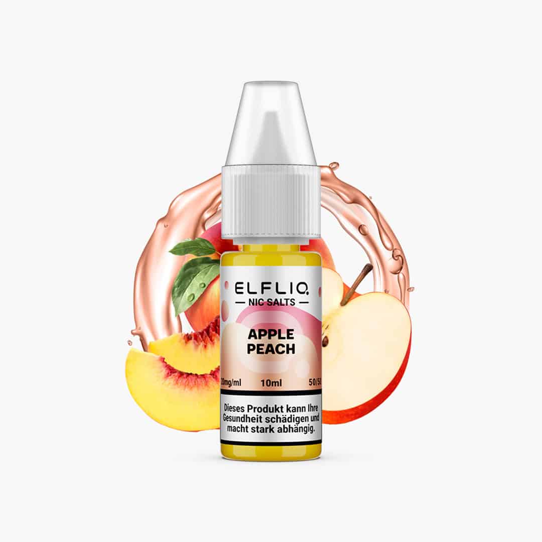 elfbar elfliq apple peach