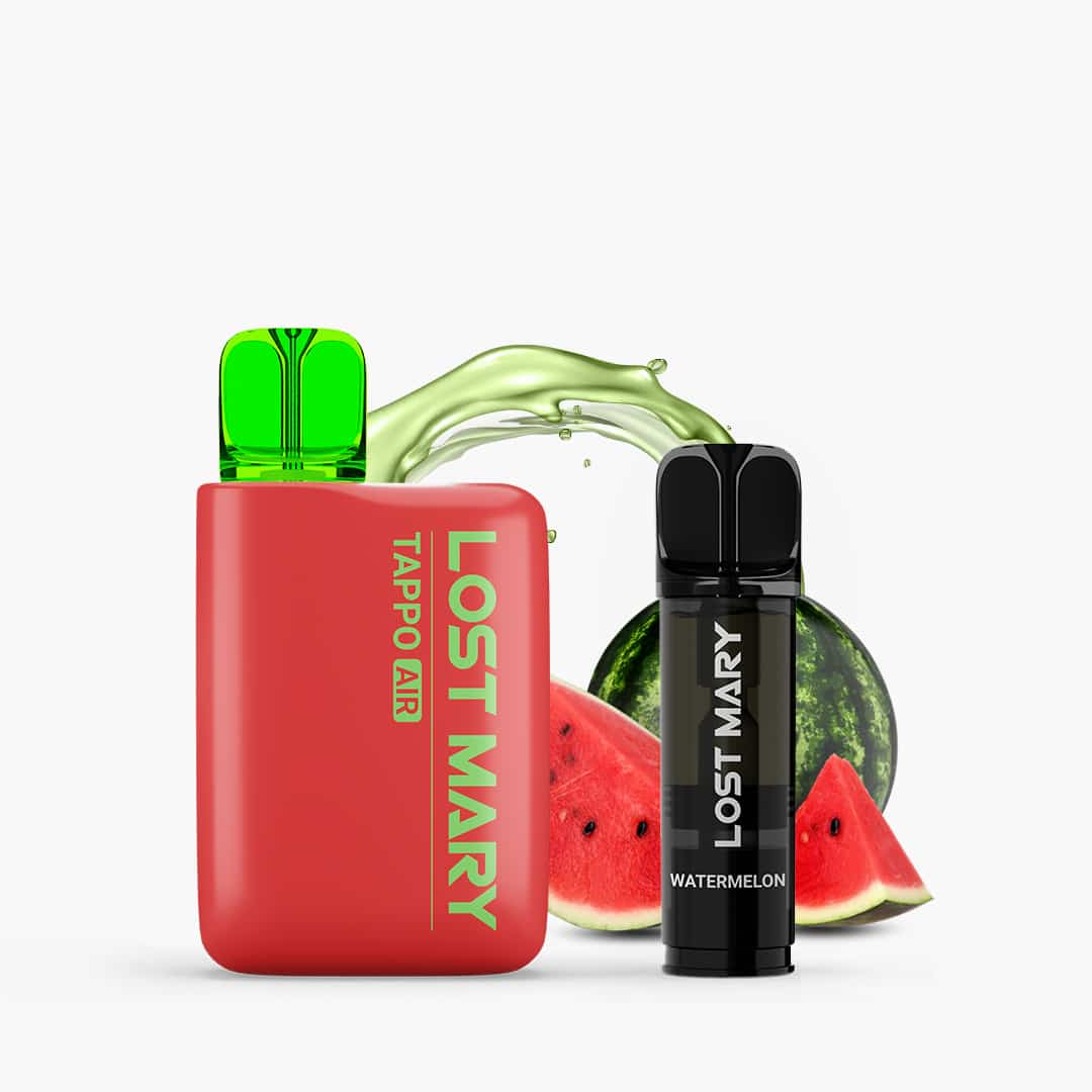 lost mary tappo air starter kit red inkl 1 pod watermelon